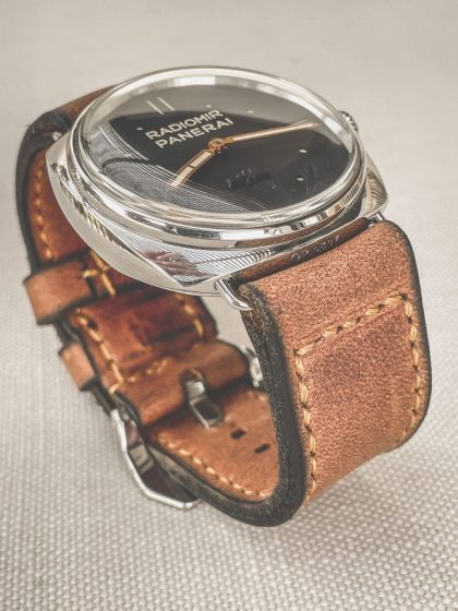 Leather Watch Strap - Nubuck Leather - LS07